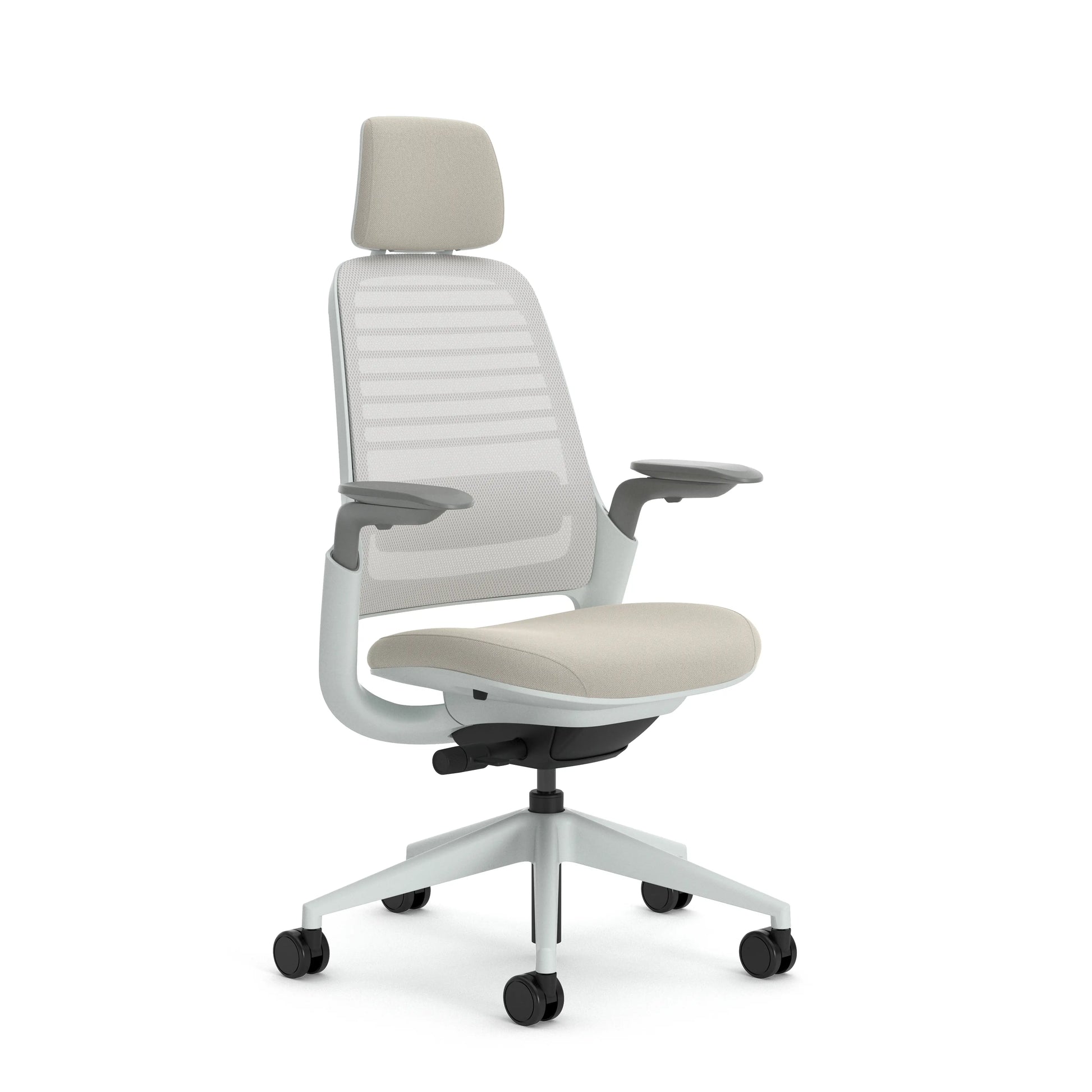 Con reposa cabeza / 3D Microknit Gris Gaviota 5T31/Era Beige Avena CSE01